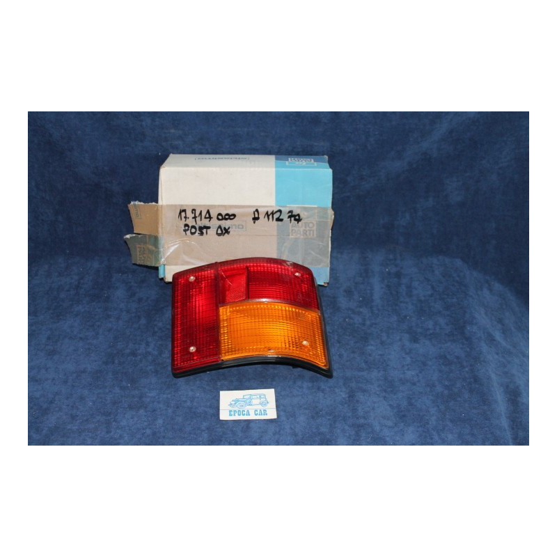 A112 2°S.  FANALINO POSTERIORE DX (SENZA RETRO) BORDO NERO  ALTISSIMO