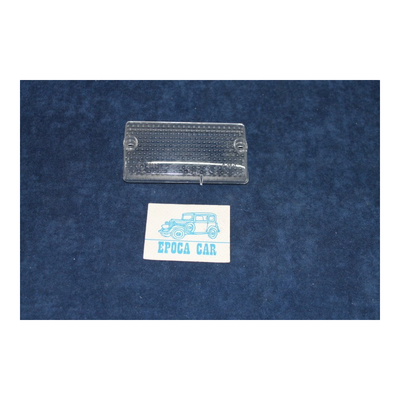 A112 UNTIL 1978  LENS FOR FRONT LEFT LIGHT (PLASTIC SCREW)  CATALUX