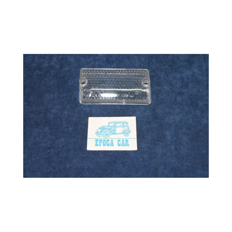A112 UNTIL 1978  LENS FOR FRONT LEFT LIGHT (PLASTIC SCREW)  P.V.