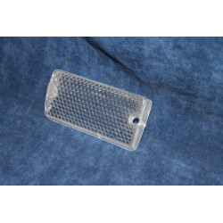 A112 UNTIL 1978  LENS FOR FRONT LEFT LIGHT (PLASTIC SCREW)  P.V.