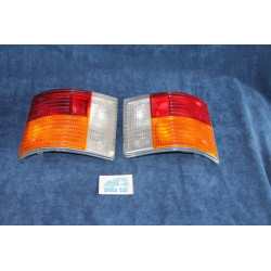A112 2°S.   PAIR REAR TAILIGHTS (WITH RETRO)  WHITE BOARD   ALTISSIMO
