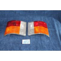 A112 2°S.   PAIR REAR TAILIGHTS (WITH RETRO)  WHITE BOARD   ALTISSIMO
