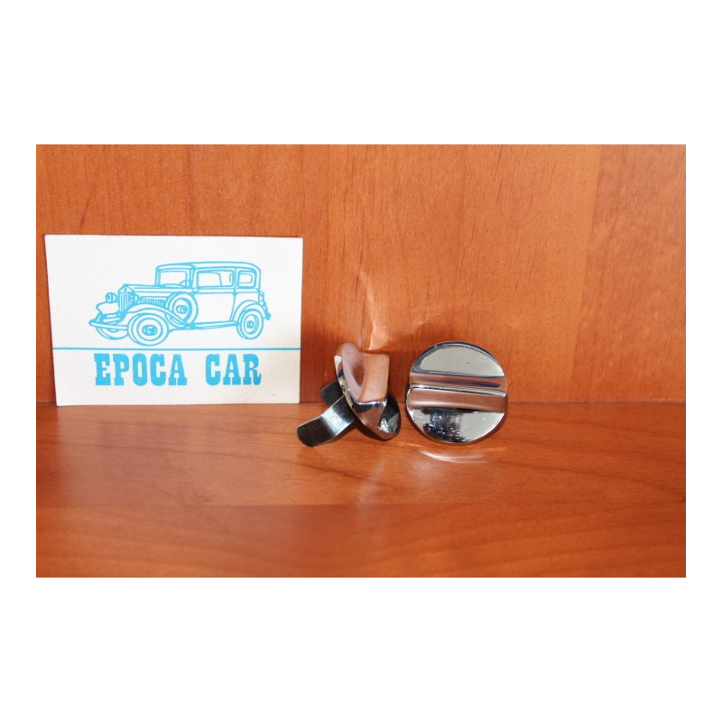 HOLE CAPS CHROME SPRING ON CRIC SILL  FERRARI MASERATI LANCIA AURELIA 