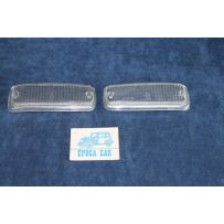 FULVIA '70 U.T.   COPPIA PLASTICHE BIANCHE PER FANALINI ANT.   ALTISSIMO   