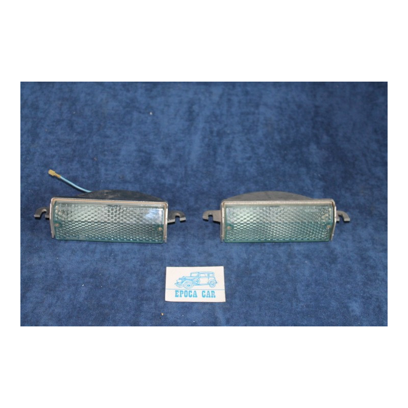 LANCIA 2000 HF   COPPIA FANALINI ANT. PLASTICA AZZURRATA   ALTISSIMO