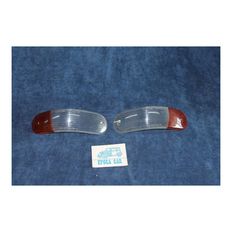 FLAVIA SEDAN 2°S.   PAIR BICOLORED LENSES FOR FRONT LIGHTS (HORIZONTAL DESIGN)   ALTISSIMO