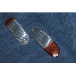 FLAVIA SEDAN 2°S.   PAIR BICOLORED LENSES FOR FRONT LIGHTS (HORIZONTAL DESIGN)   ALTISSIMO
