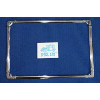 CORNICE TARGA INOX POSTERIORE (SPECIFICARE MISURE TARGA)