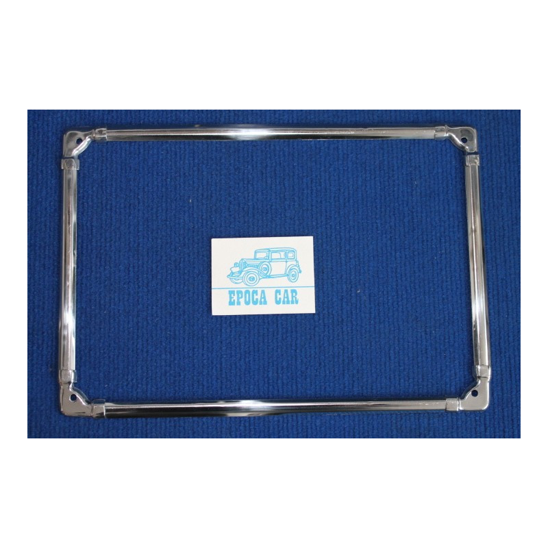 CORNICE TARGA INOX POSTERIORE (SPECIFICARE MISURE TARGA)