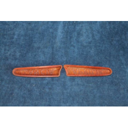 APRILIA   PAIR ORANGE LENSES FOR PLATE LIGHT