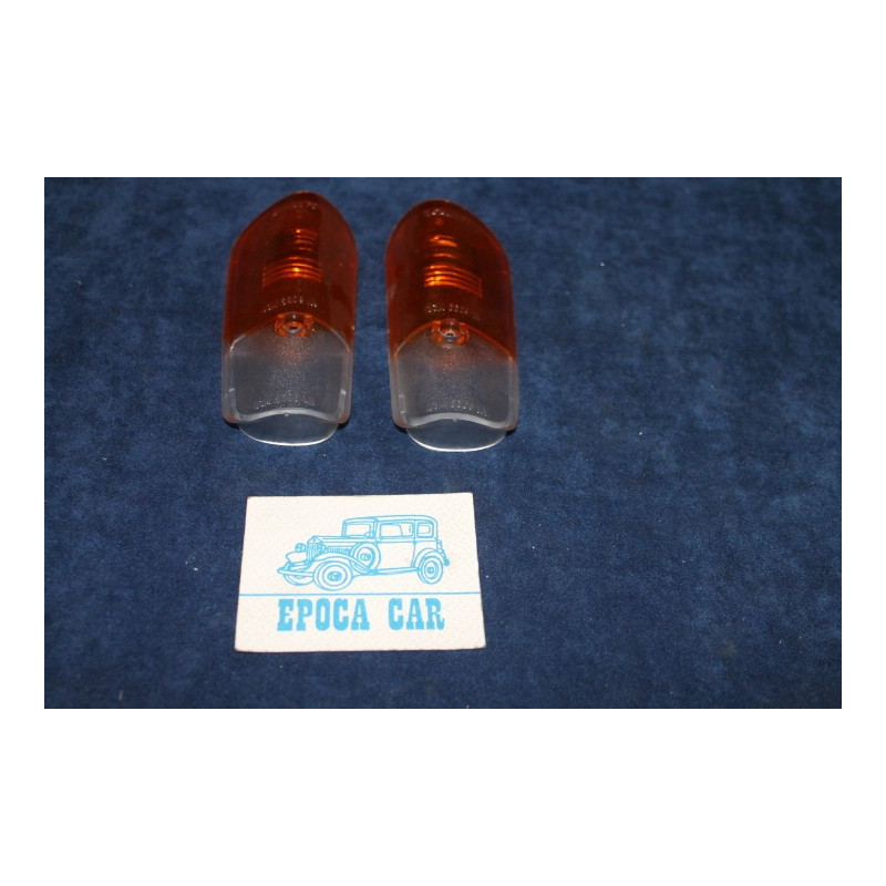 GT 1300 SCALINO 1°S.   PAIR BICOLORED LENSES FOR FRONT LIGHTS   CATALUX