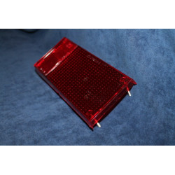 DUETTO TRUCATED TAIL   RED LENS FOR REAR RIGHT TAILIGHT   P.V.