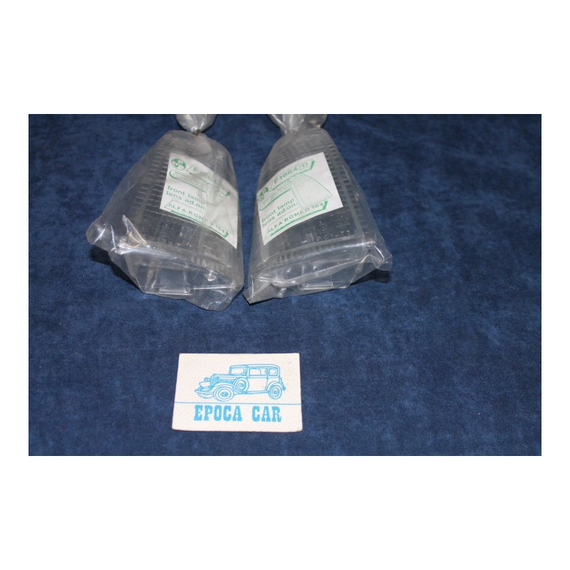 164   PAIR LENS FOR FRONT LIGHTS   P.V.