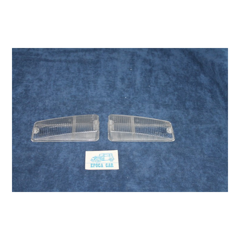 132   PAIR CLEAR LENSES FOR FRONT LIGHTS   STARS