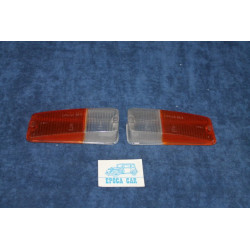 132   PAIR BICOLORED LENSES FOR FRONT LIGHTS   CATALUX