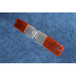 132   COPPIA PLASTICHE BICOLORI PER FANALINI ANT.   CATALUX