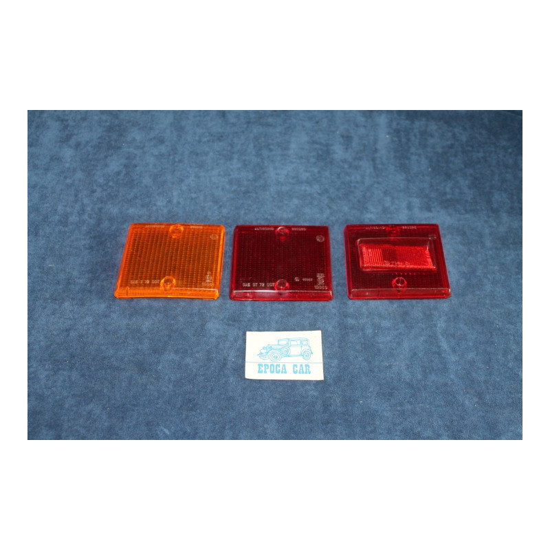 132 1°S.   LENSES ( 3 PIECES ) FOR REAR LEFT TAIL LIGHT   ALTISSIMO