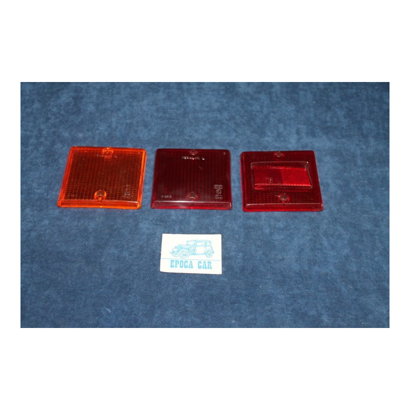 132 1°S.   LENSES ( 3 PIECES ) FOR REAR LEFT TAIL LIGHTS   VERALUX
