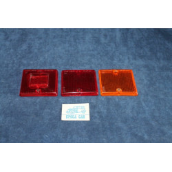 132 1°S.   LENSES ( 3 PIECES ) FOR REAR RIGHT TAIL LIGHT   STARS