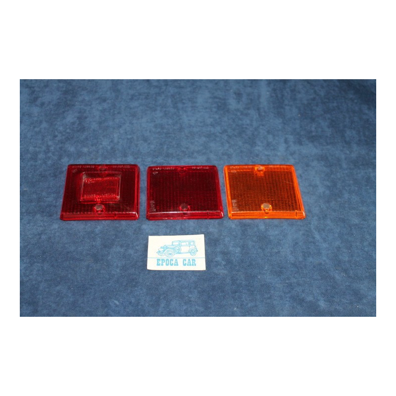 132 1°S.   LENSES ( 3 PIECES ) FOR REAR RIGHT TAIL LIGHT   STARS