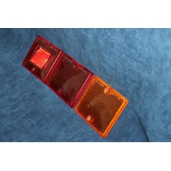132 1°S.   LENSES ( 3 PIECES ) FOR REAR RIGHT TAIL LIGHT   STARS
