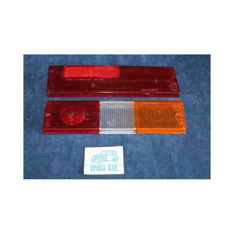 131 L-CL-SUPERMIRAFIORI   LENSES ( 2 PIECES ) FOR REAR RIGHT TAIL LIGHT   OLSA