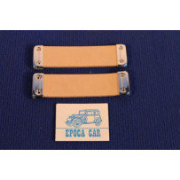 LEATHER STOP DOOR WITH CHROME