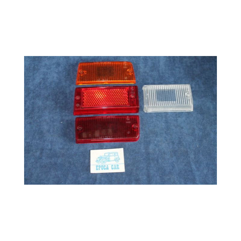 131   LENSES (4 PIECES) FOR REAR LEFT TAIL LIGHT   STARS