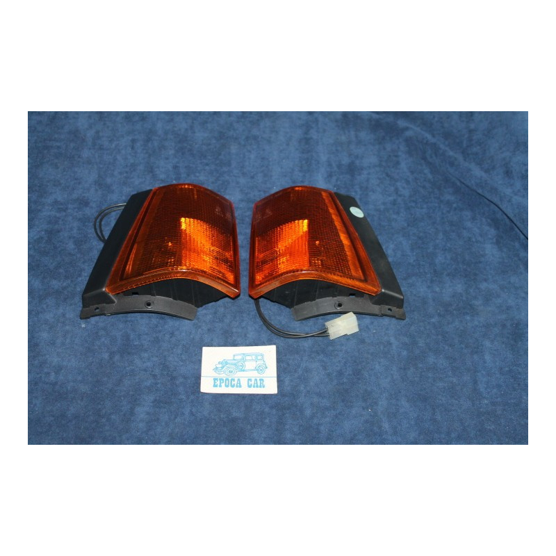 127 3° SERIE  COPPIA FANALINI ANT. (CORPO NERO)  VERALUX