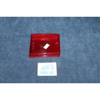 127 L-C-CL  PLASSTICA ROSSA CON CATARIFRANGENTE PER FANALINO POST. SX   VERALUX