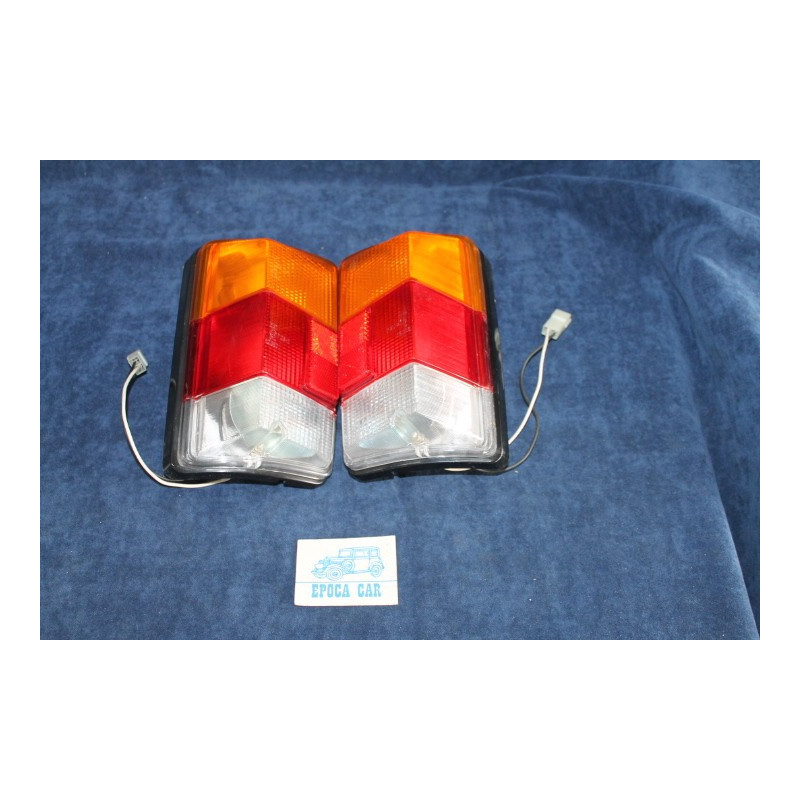 126 BLACK-SILVER  PAIR REAR LIGHT   ALTISSIMO