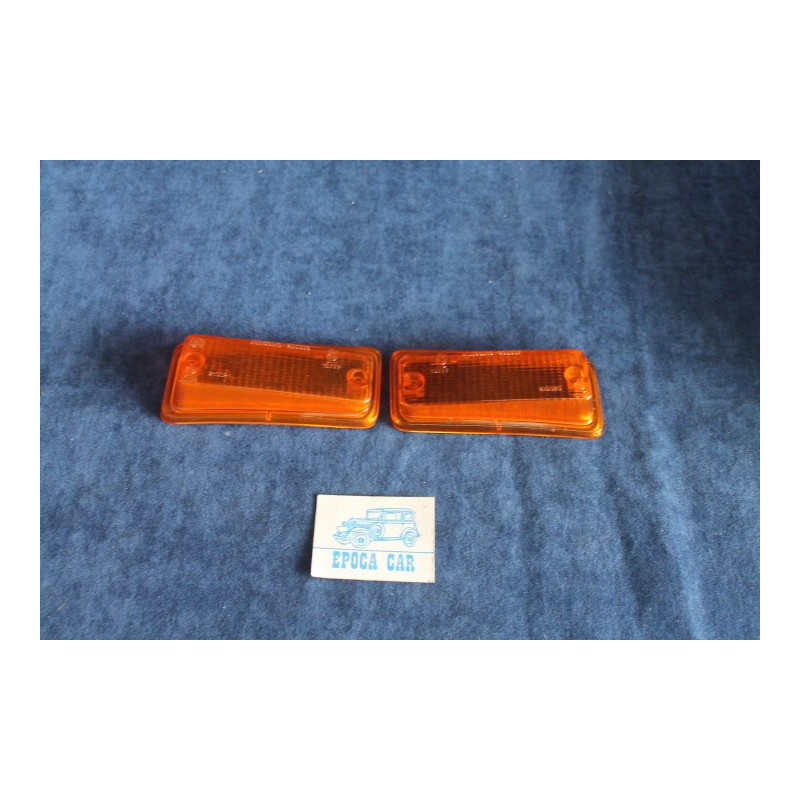 126  PAIR ORANGE LENSES FOR FRONT LIGHTS   ALTISSIMO