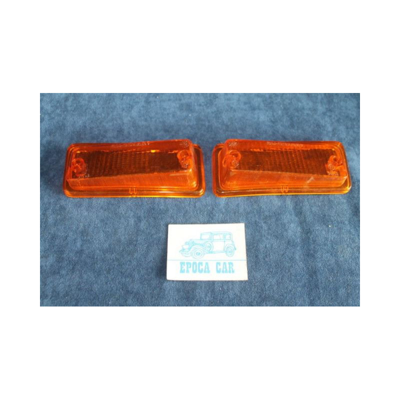 126  PAIR ORANGE LENSES FOR FRONT LIGHTS   AU.CO