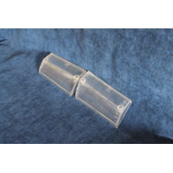 130 COUPE'  PAIR LENSES FOR FRONT LIGHTS   STARS
