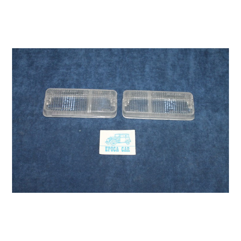 128 COUPE'   PAIR WHITE LANSES FOR FRONT LIGHTS   ALTISSIMO