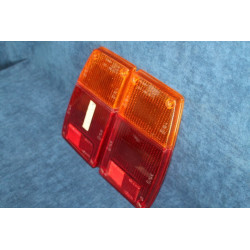 128 COUPE' S-SL  PAIR BICOLORED LENSES FOR REAR LIGHTS (LITTLE SCREW)   STARS