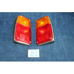 128 COUPE' SL PAIR REAR LIGHTS (PLASSTIC SCREW) CHROME EDGE   ALTISSIMO