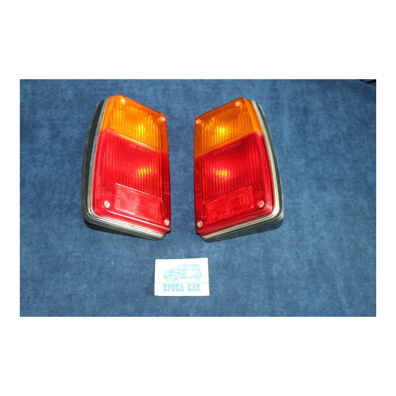 128 COUPE' SL  COPPIA FANALINI POST. (VITE IN PLASTICA) BORDO CROMATO   ALTISSIMO