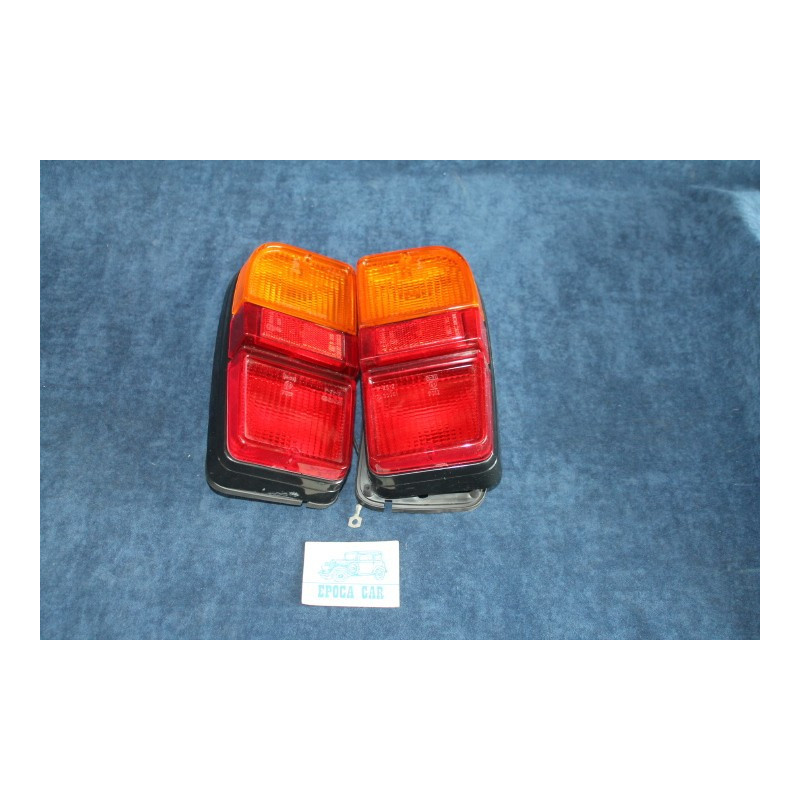 128 STATION  PAIR REAR LIGHTS BLACK EDGE   ALTISSIMO
