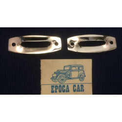 PLATES CHROME REAR SEAT PAIR