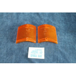 128  COPPIA PLASTICHE ARANCIONI PER FANALINI ANT.   ARIC
