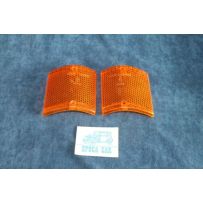 128  COPPIA PLASTICHE ARANCIONI PER FANALINI ANT.   ARIC