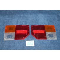 128 U.T.  COPPIA PLASTICHE PER FANALINI POST. CON RETRO   ALTISSIMO
