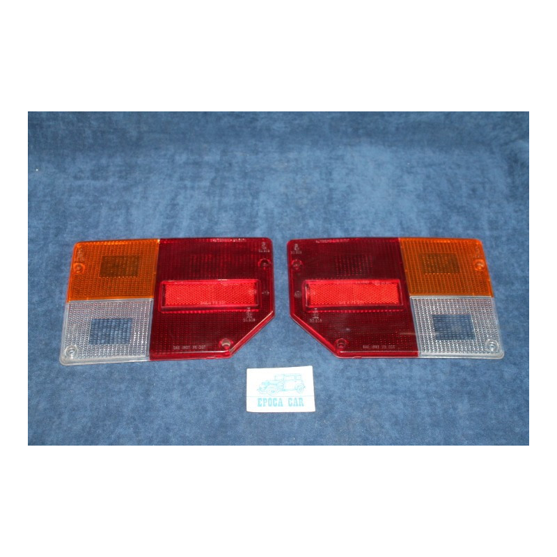 128 U.T.  COPPIA PLASTICHE PER FANALINI POST. CON RETRO   ALTISSIMO