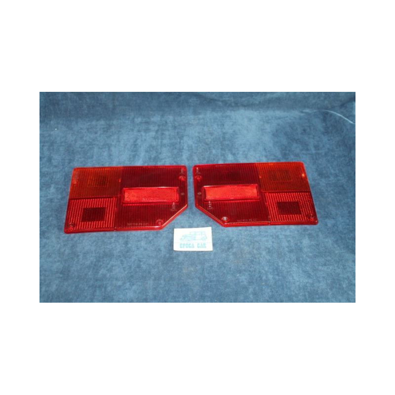 128 U.T.  COPPIA PLASTICHE PER FANALINI POST.   SIEM