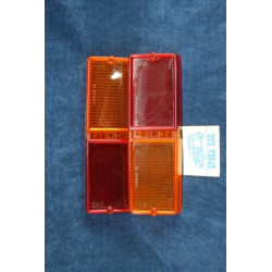 128 SEDAN 1°S  PAIR REAR LENSES   CATALUX