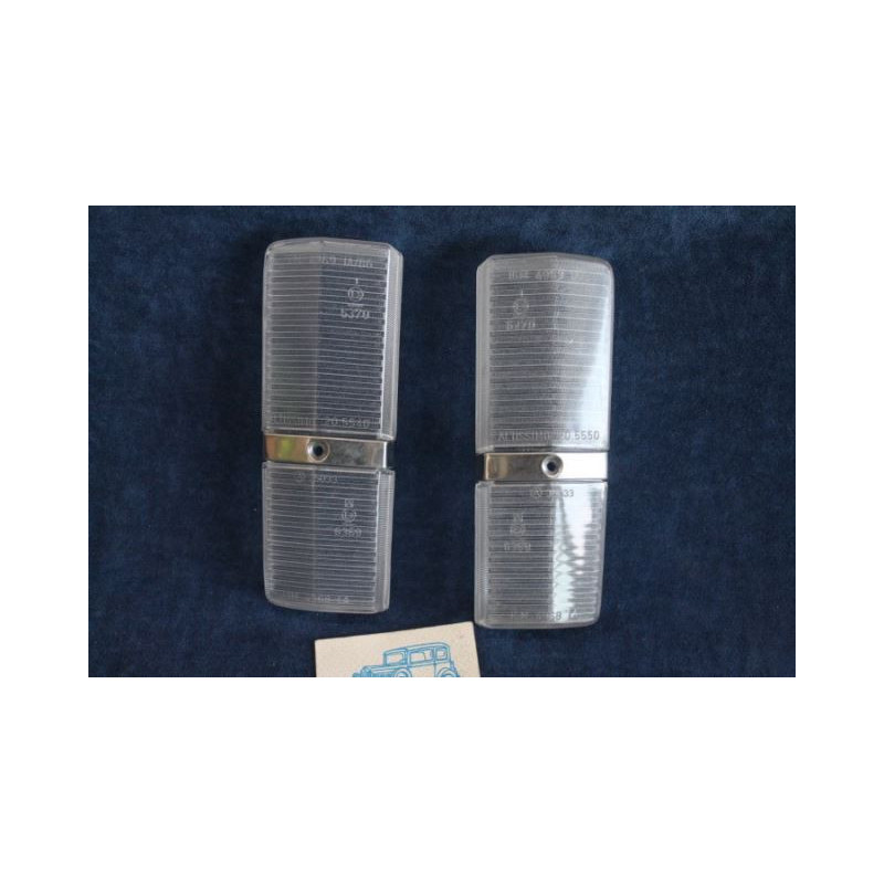 125 1°S   PAIR  CLEARS LENSES FOR FRONT LIGHTS   ALTISSIMO