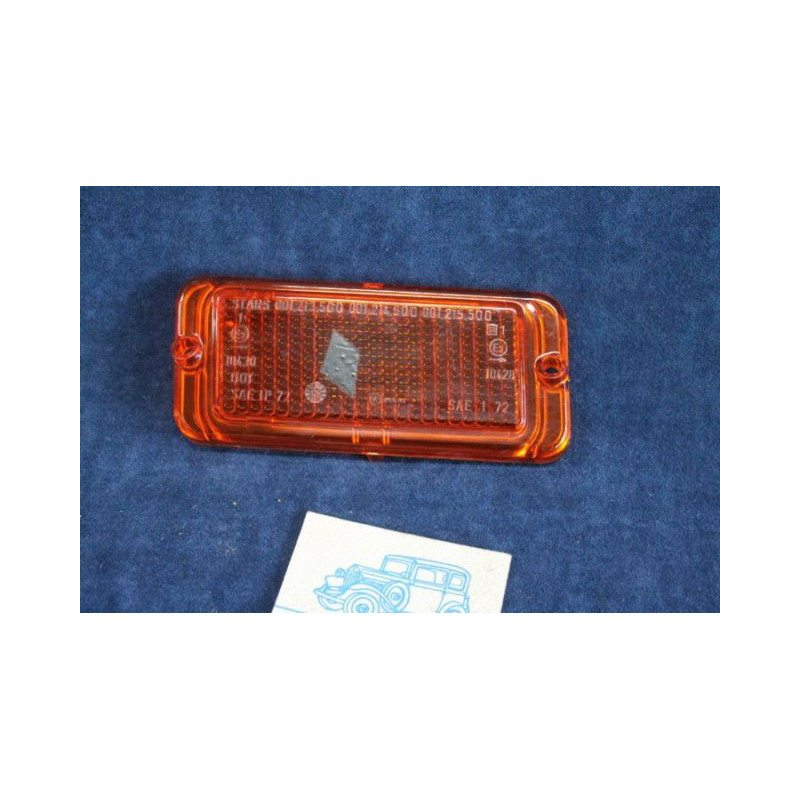 124 COUPE' 3°S CC  ORANGE LENS FOR FRONT LEFT LIGHT (USA) STARS