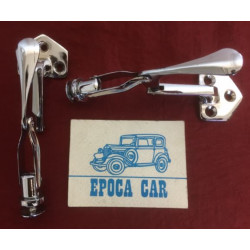 CLOSER HANDLE INSIDE BRASS CHROME PAIR