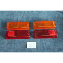 124 SEDAN '71  COMPLETE SET (4 PIECES) LENSES FOR REAR LIGHTS   ALTISSIMO